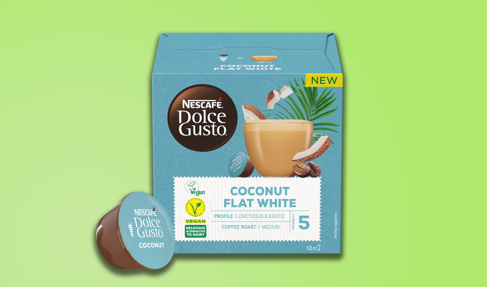 Nescafé Dolce Gusto launch Vegan Flat White coffee pods in the UK