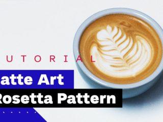 Latte Art for Beginners: How to Pour a Rosetta (video)